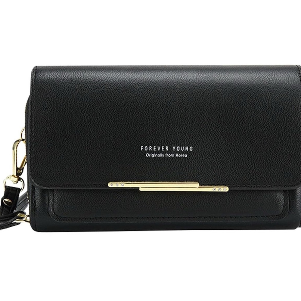Forever Young Black Crossbody Bag